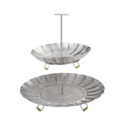 STEAMER DOUBLE LAYER S/STEEL 22+28CM EVA