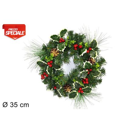 HOLLY DECORATION FOR DOOR