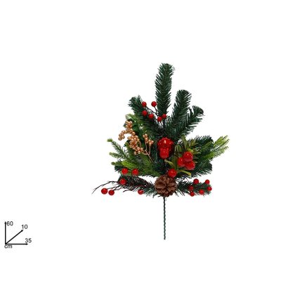STEM WITH RED BERRIES