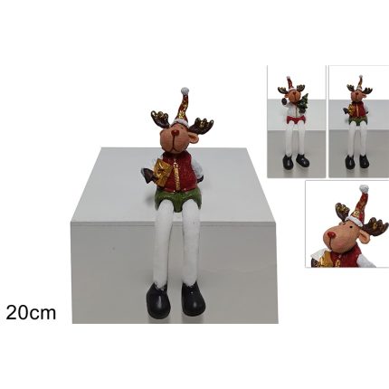 REINDEER SITTING 20CM