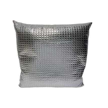CUSHION SILVER 45X45CM
