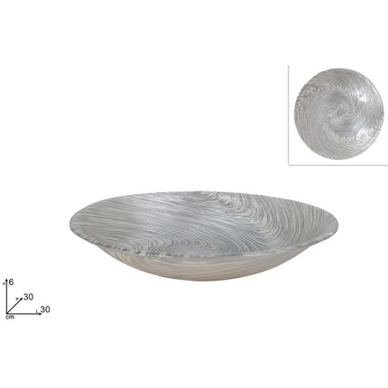 CENTERPICE 30CM SILVER
