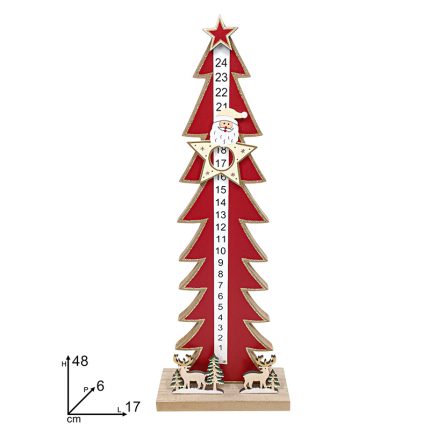TREE ADVENT CALENDER 48CM