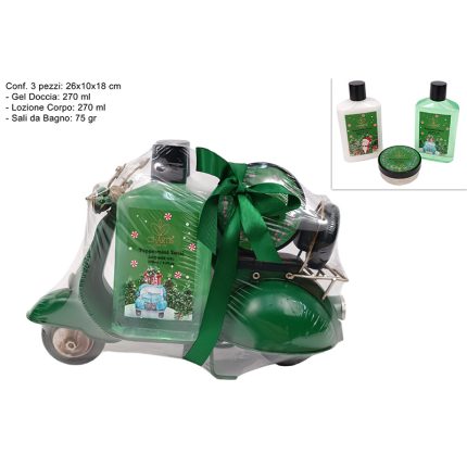 BIKE BODY CARE GIFT SET 3PZ GREEN