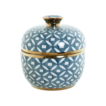 TIBOR POCELAIN 18.5X18.5X20 BLUE