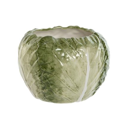 BOWL STONEWARE GREEN 19.5X19.5X14