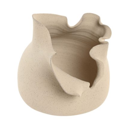 VASE CERAMIC 27X22X22 WHITE