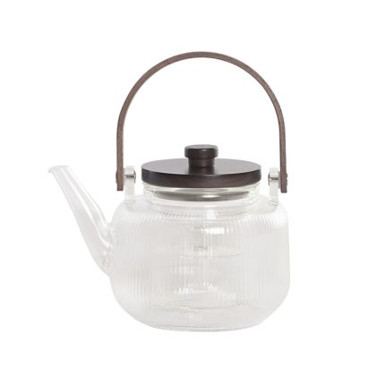 TEAPOT GLASS  18X14X12CM 1 LTR