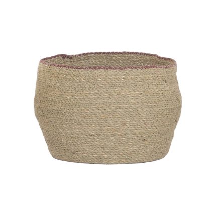 FLOWERPOT BASKET FIBER 24X20CM