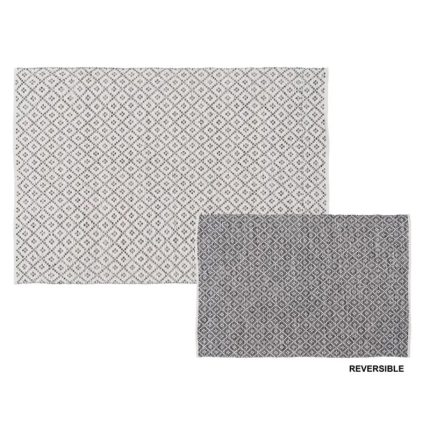 CARPET GREY/WHITE 160X230CM