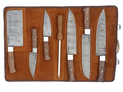 CHEF KNIFES  SET DAMASCUS